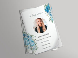 Modern funeral order of service