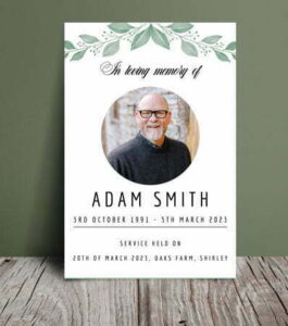 Olive branch order of service for funeral 046 - Free Funeral Order of Service Template