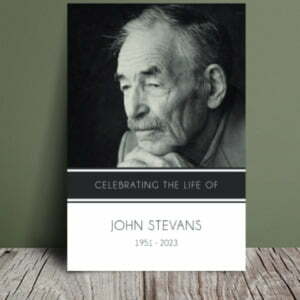 Modern funeral order of service 065