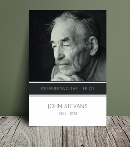 Modern funeral order of service 065 - Free Funeral Order of Service Template