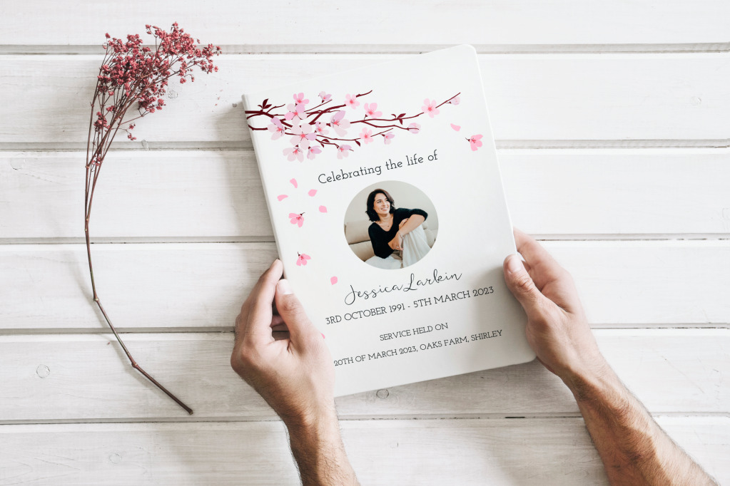 Funeral order of service printing
