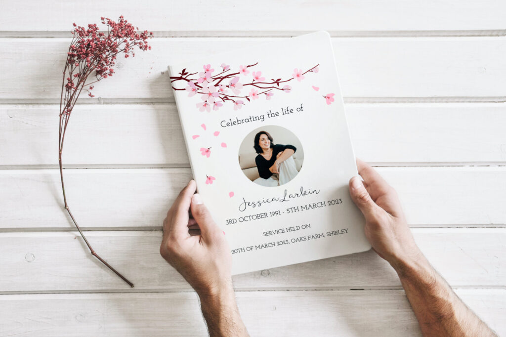 Funeral order of service printing