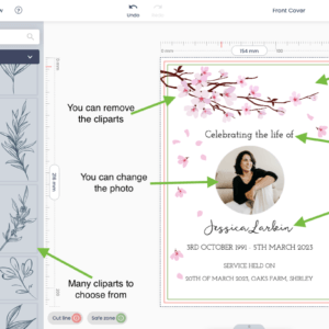 Create funeral order of service