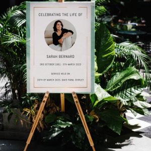 funeral memory board