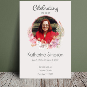 Orchid funeral order of service 077