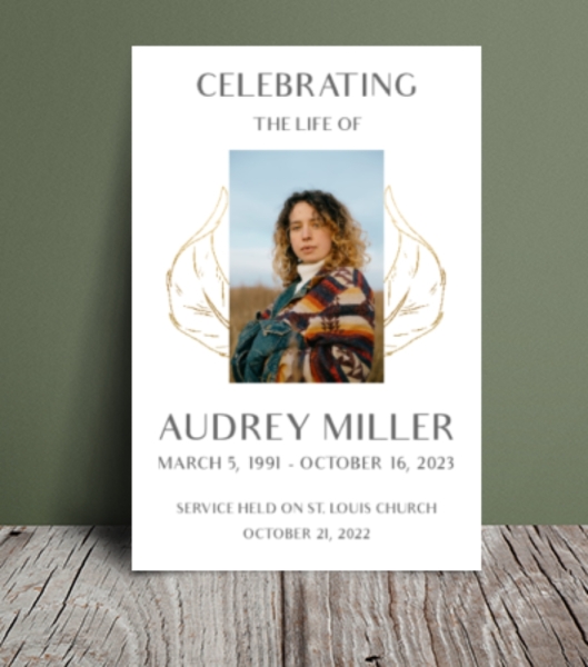 Simple funeral order of service 078 - Free Funeral Order of Service Template