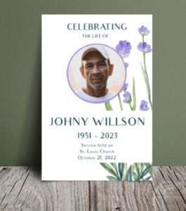 Orchid funeral order of service 079