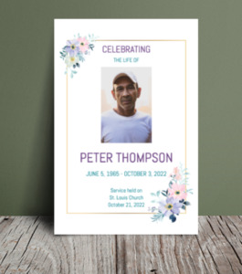 Funeral order of service 090