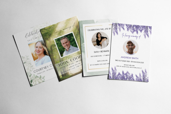 order of service for funeral design examples