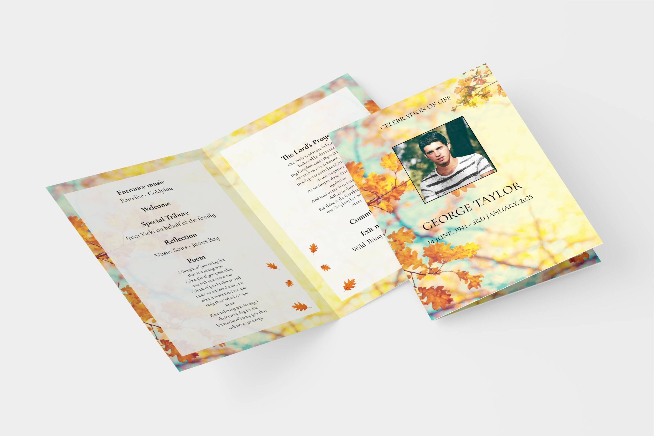 Create and Print Funeral Order of Service with Ease, 2025