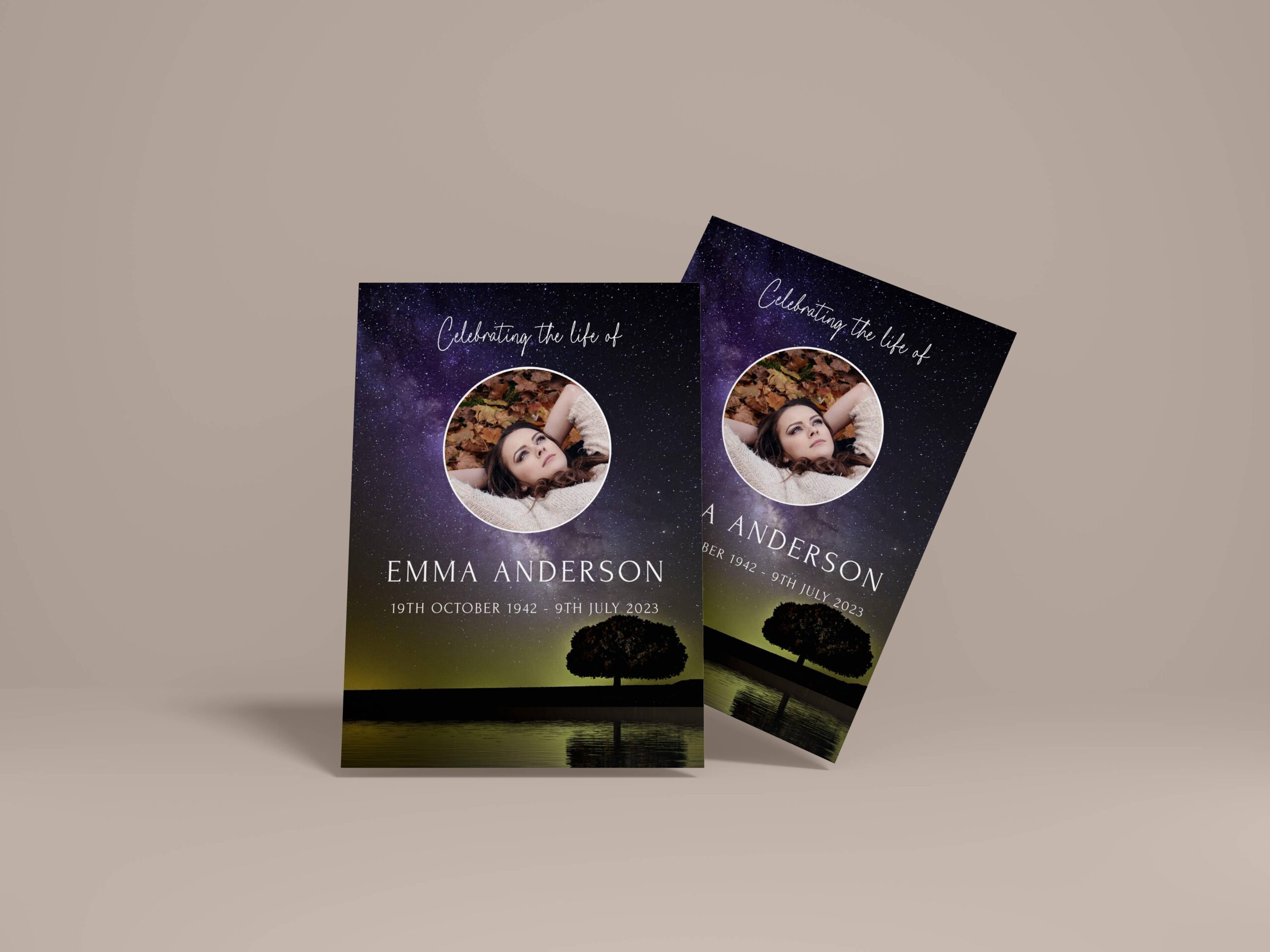 Next-day funeral order of service printing: Priority Royal Mail Special Delivery By 1 PM