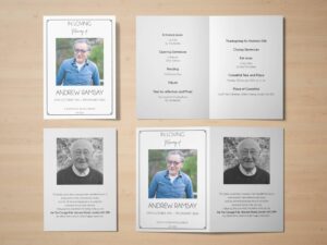 funeral program order of service