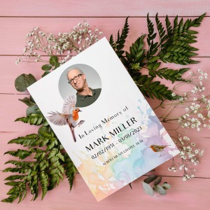 Funeral program template