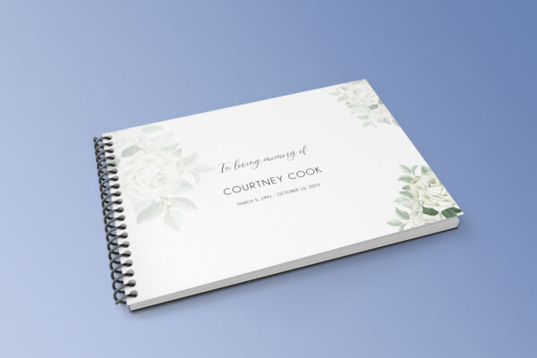 Funeral Condolence book