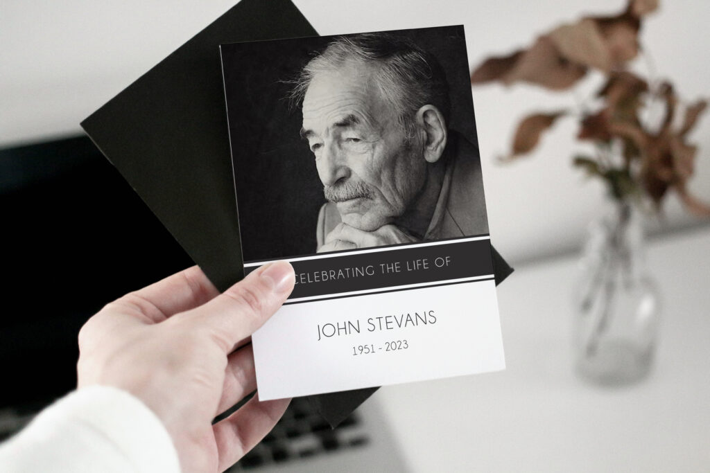 memorial tribute poster creation