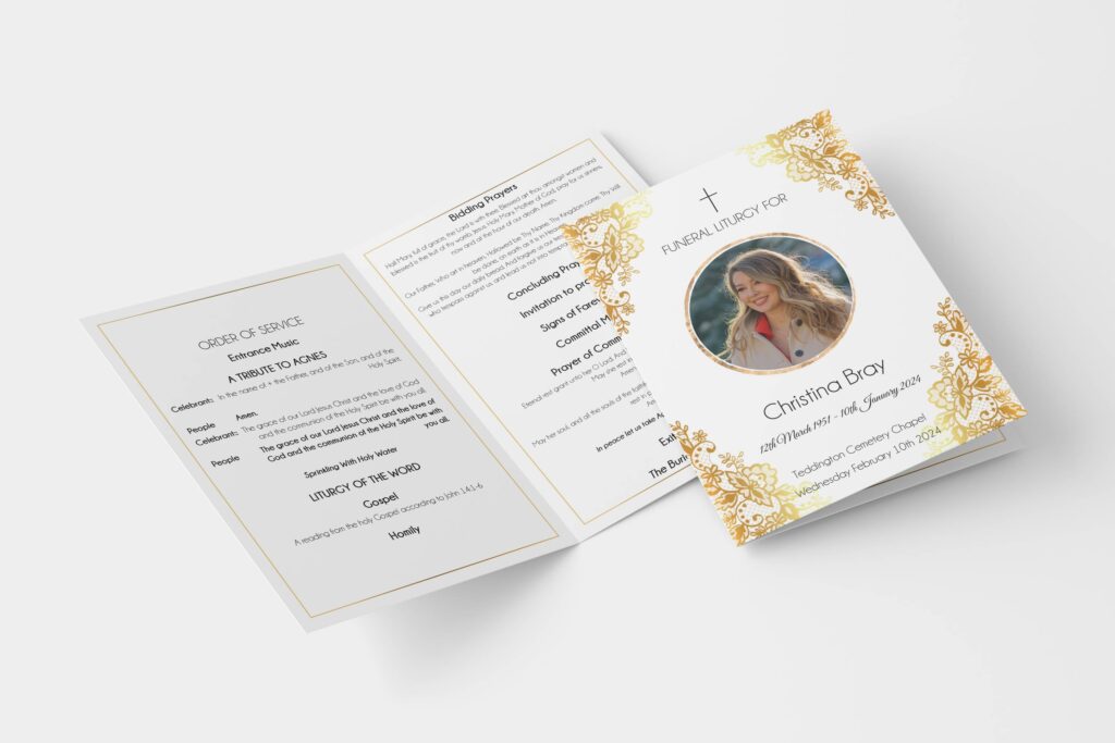 Catholic funeral order of service