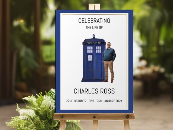 Time machine memorial board
