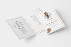 Rugby funeral order of service example