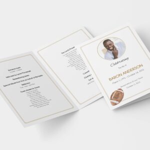 Rugby funeral order of service example