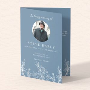 Funeral order of service template