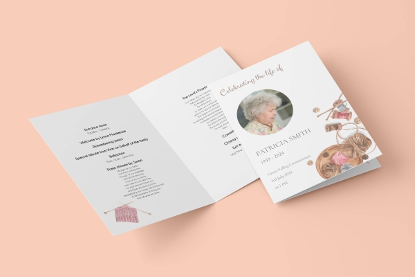 Funeral Order of Service Template for Mothers