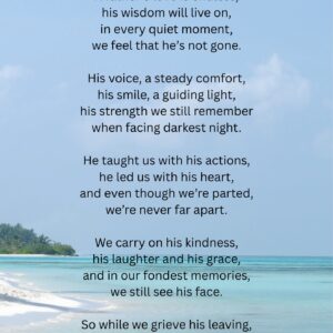 Funeral Readings for Dad