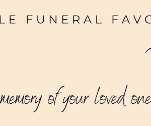 Funeral favours
