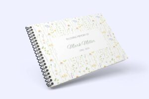 Customise a condolence book