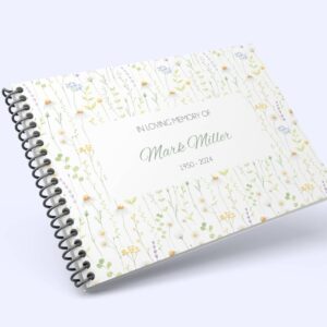 Customise a condolence book