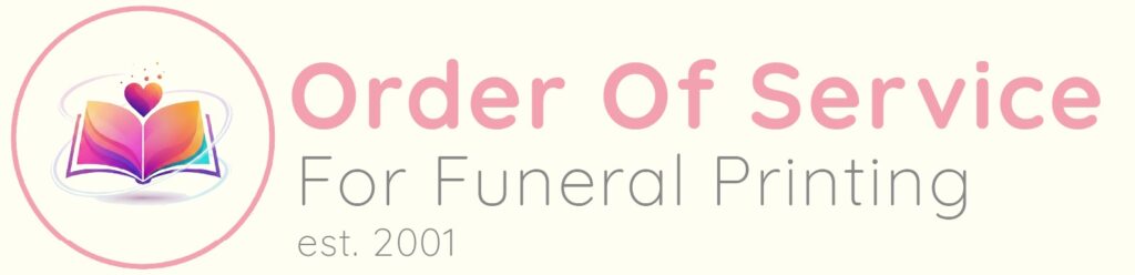 Official Logo for Order of Service For Funeral Printing - An independent UK company established in 2001