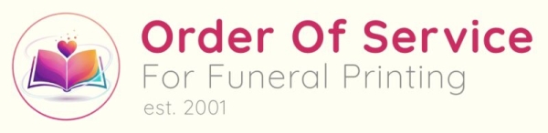 Official Logo for Order of Service For Funeral Printing - An independent UK company established in 2001