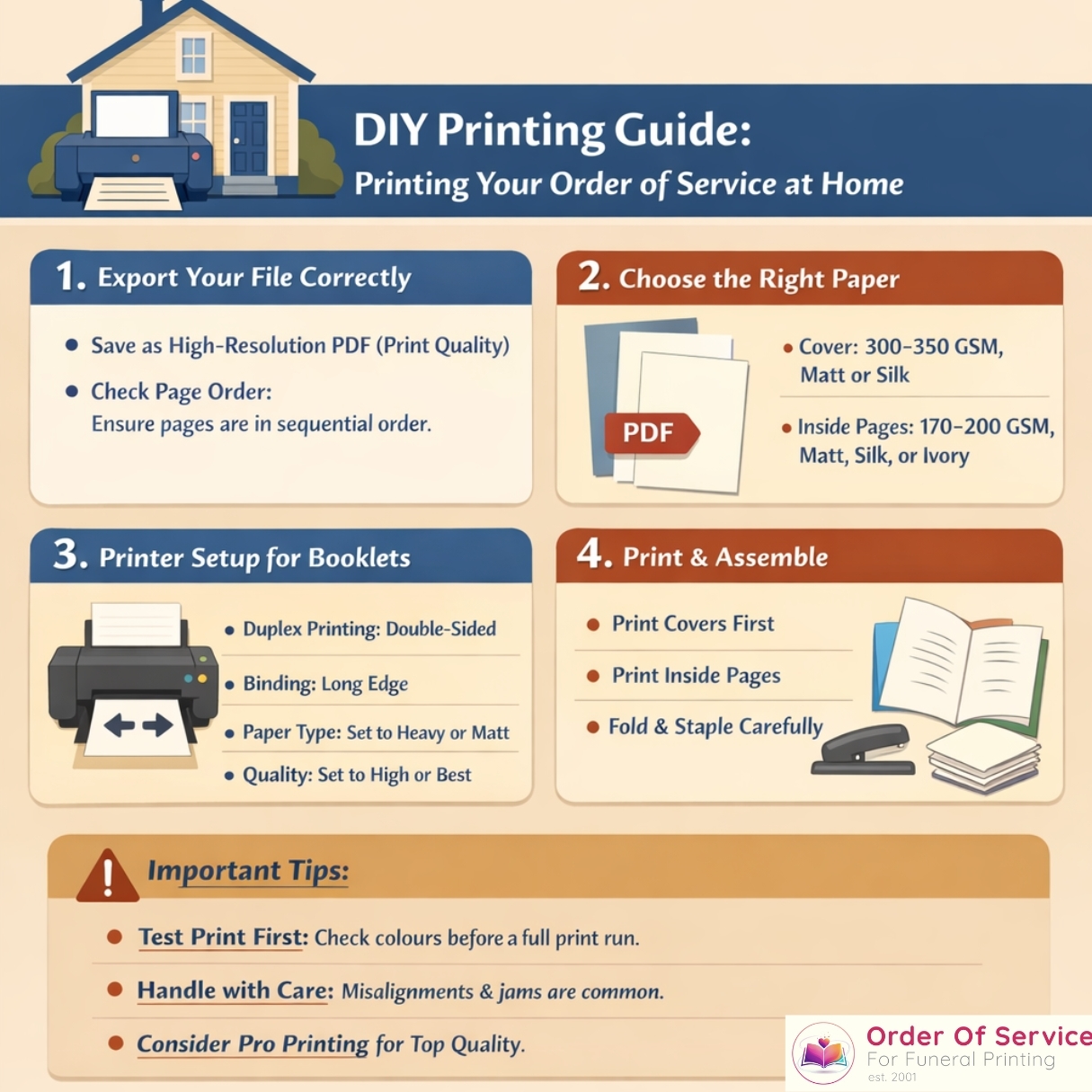 Free Funeral Order of Service Templates: Edit Online & Print Your Way