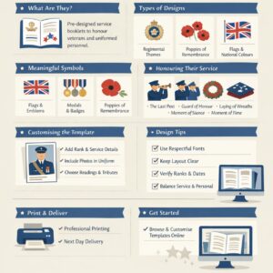 Military & Service Funeral Order of Service Templates