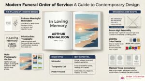 Modern Funeral Order of Service Templates
