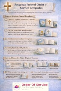 Religious Funeral Order of Service Templates