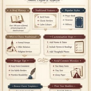 Traditional Funeral Order of Service Templates