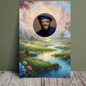 Beautiful Heaven Funeral Order Of Service 116