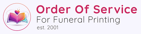 Official Logo for Order of Service For Funeral Printing - An independent UK company established in 2001